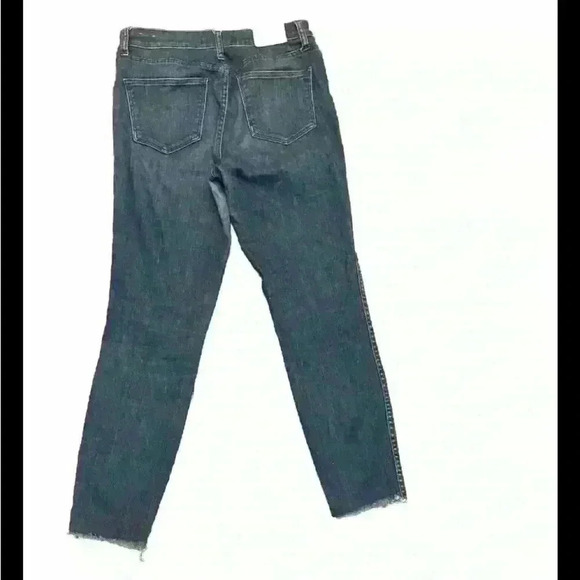 Madewell Women's Size 28 10" High Riser Skinny Skinny Jeans Medium Wash Raw Hem - Picture 3 of 5